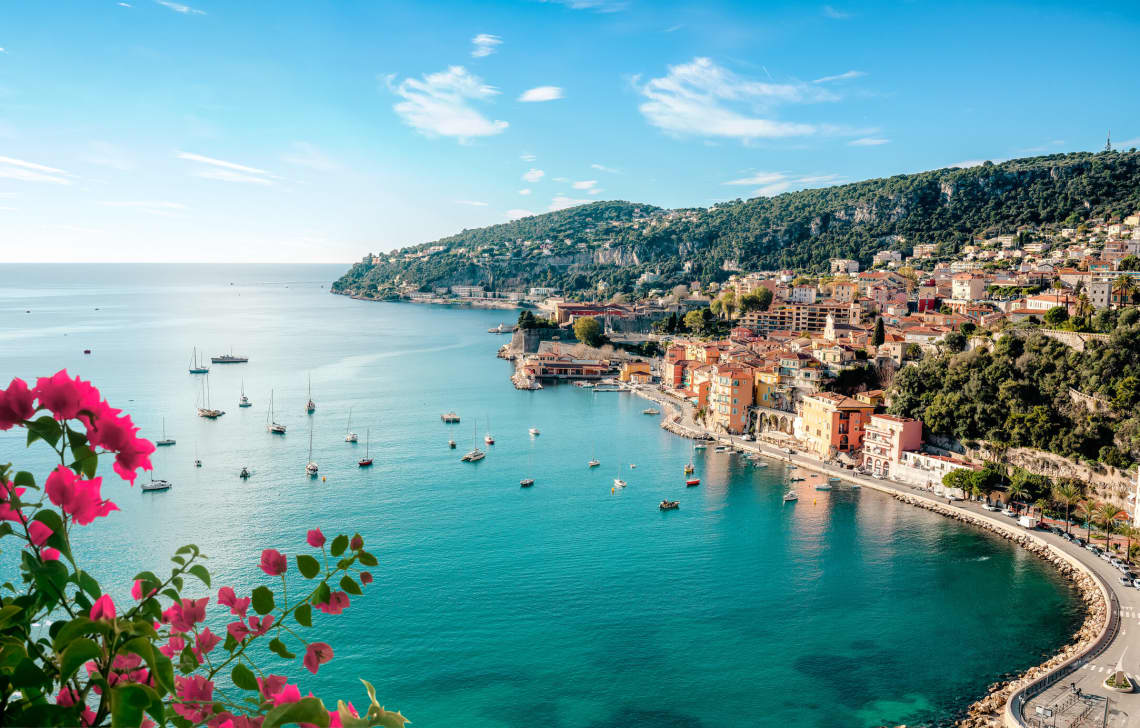 The French Riviera Coastline
