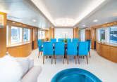 TASIA 158ft Feadship sold superyacht - dining area