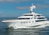AURORA 243ft Lurssen completed superyacht - profile view