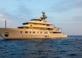 POLAR STAR 208ft Lurssen completed superyacht - profile view