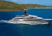 WHISPER 312ft Lurssen superyacht charter - profile view