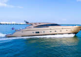 FIVE WAVES 118ft AB Yachts sold superyacht - profile view