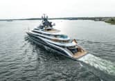 KISMET 400ft Lurssen completed superyacht - aft exterior view