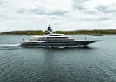 KISMET 400ft Lurssen completed superyacht - profile view
