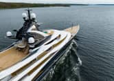 KISMET 400ft Lurssen completed superyacht - aft exterior view