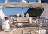 VIRTUE 120ft Benetti luxury yacht charter - sundeck