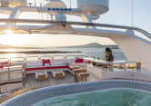 VIRTUE 120ft Benetti luxury yacht charter - sundeck