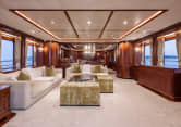 VIRTUE 120ft Benetti luxury yacht charter - main salon