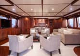 VIRTUE 120ft Benetti luxury yacht charter - main salon