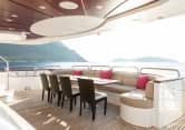 VIRTUE 120ft Benetti luxury yacht charter - sundeck