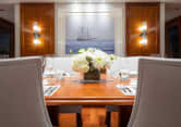 MONTRACHET 112ft Westport Yachts sold superyacht - dining area