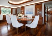 MONTRACHET 112ft Westport Yachts sold superyacht - dining area