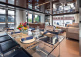 MEMORIES 94ft Riva sold superyacht - dining area