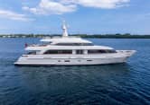 BETTY JANE 112ft Sanlorenzo luxury yacht for sale - profile view