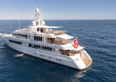 TASIA 158ft Feadship sold superyacht - profile view
