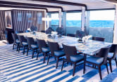 CC-SUMMER 312ft Lurssen sold superyacht - dining area