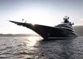 KISMET 400ft Lurssen completed superyacht - profile view
