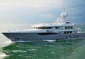 AAA 180ft Amels completed superyacht - profile view