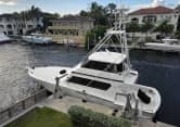 AMAZING GRACE 59ft Hatteras luxury yacht for sale - aft exterior view