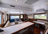 AMAZING GRACE 59ft Hatteras luxury yacht for sale - main salon