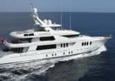 AMICA MEA 152ft Royal Hakvoort luxury yacht charter - profile view