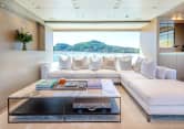 BELLE DE NUIT 88ft Sanlorenzo luxury yacht charter - main salon