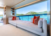 BELLE DE NUIT 88ft Sanlorenzo luxury yacht charter - main salon