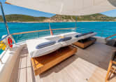 BELLE DE NUIT 88ft Sanlorenzo luxury yacht charter - sundeck