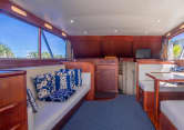 BIG WEDNESDAY 43ft Merritt Boat Works sold superyacht - main salon