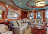 SIR JON II 90ft Hatteras sold superyacht - main salon