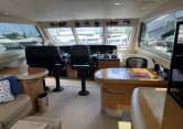 DARE TO DREAM 80ft Lazzara Yachts sold superyacht - bridge
