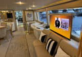DARE TO DREAM 80ft Lazzara Yachts sold superyacht - main salon