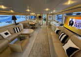DARE TO DREAM 80ft Lazzara Yachts sold superyacht - main salon