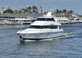 DARE TO DREAM 80ft Lazzara Yachts sold superyacht - profile view