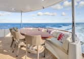 LE REVE 110ft Lazzara Yachts luxury yacht charter - sundeck