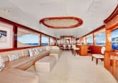LE REVE 110ft Lazzara Yachts luxury yacht charter - main salon