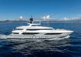 MEDIALLY 152ft Baglietto sold superyacht - profile view