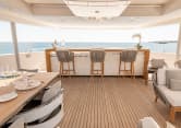 MEDIALLY 152ft Baglietto sold superyacht - sundeck