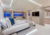 MYSTERE 109ft Mangusta sold superyacht - stateroom