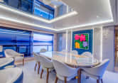 MYSTERE 109ft Mangusta sold superyacht - main salon