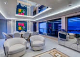 MYSTERE 109ft Mangusta sold superyacht - main salon