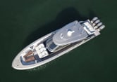 MYSTIC M5200 52ft Mystic luxury yacht for sale - aerial view