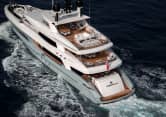 MEDIALLY 152ft Baglietto sold superyacht - profile view