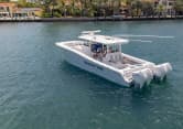 SHOWTIME 43ft Freeman Boatworks luxury yacht for sale - profile view