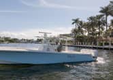 MYSTIC Sea Vee 39ft SeaVee Boats sold superyacht - profile view