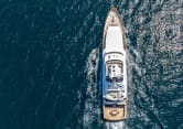 LADY SANDALS 131ft Feadship luxury yacht for sale - aerial view