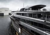 JASSJ 336ft Lurssen new build superyacht - profile view
