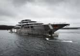 JASSJ 336ft Lurssen new build superyacht - profile view