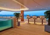 TIS 366ft Lurssen completed superyacht - sundeck