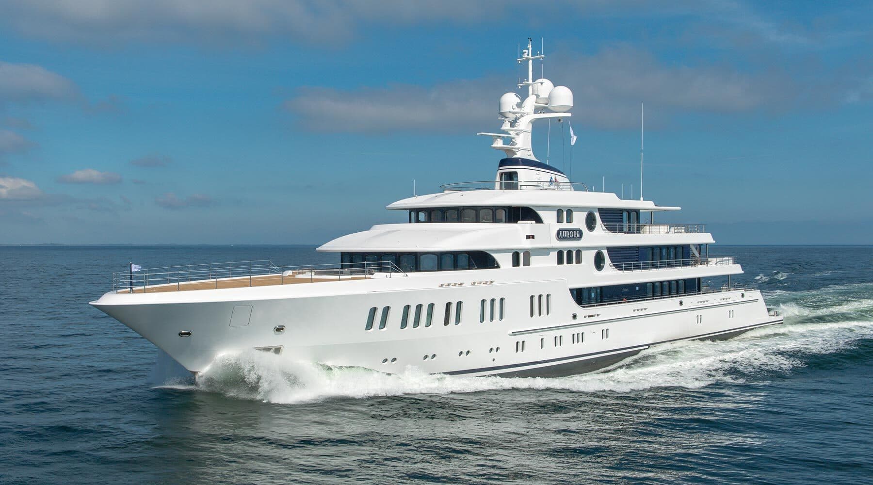 Lurssen AURORA (74m) – Completed New Build | Moran Yachts